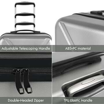 SARLAR Carrying Case Compatible with PS5, Travel Carry Bag Storage for Controllers, Monitor, Headsets, Gaming discs, Charger, & Accessories