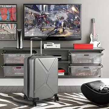 SARLAR Carrying Case Compatible with PS5, Travel Carry Bag Storage for Controllers, Monitor, Headsets, Gaming discs, Charger, & Accessories