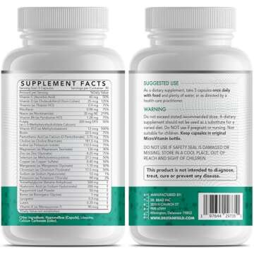 Dr Brad Stanfield Daily Low Dose MultiVitamin & Mineral for Men & Women to Support Cognitive Perform...
