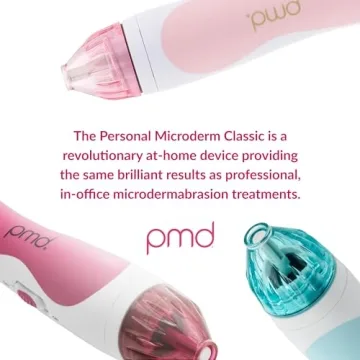 PMD Beauty Microderm Classic | Home Microdermabrasion Kit for Face | Exfoliating Crystals and Suction Help Circulation to Boost Collagen for Radiant Skin