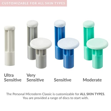 PMD Beauty Microderm Classic | Home Microdermabrasion Kit for Face | Exfoliating Crystals and Suction Help Circulation to Boost Collagen for Radiant Skin