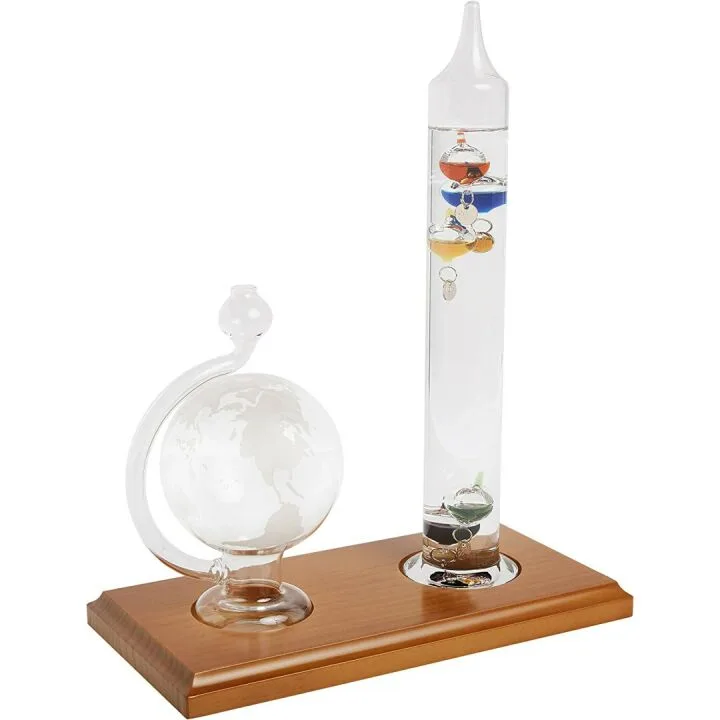 Galileo Thermometer & Glass Barometer Set - AcuRite 00795A2