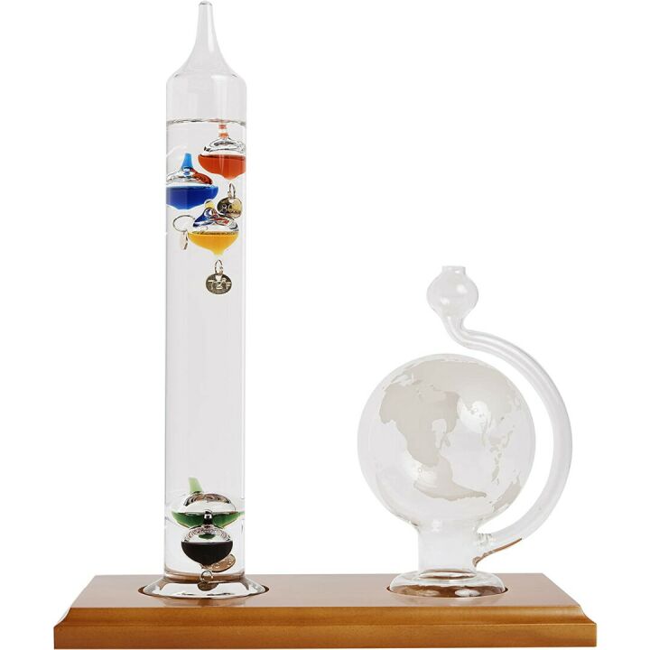 Galileo Thermometer & Glass Barometer Set - AcuRite 00795A2
