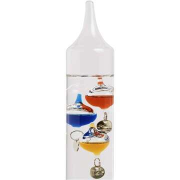 Galileo Thermometer & Glass Barometer Set - AcuRite 00795A2