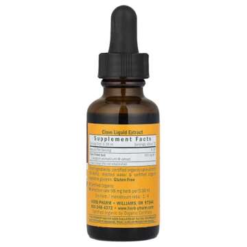 Herb Pharm Certified Organic Clove Liquid Extract - 1 Ounce