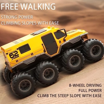 KB KAIBO Amphibious RC Truck 8WD Off-Road Waterproof Remote Control Car