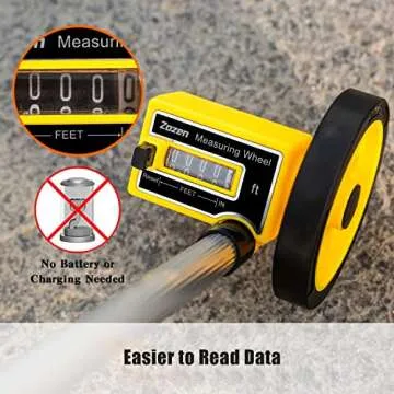 Zozen 4-Inch Measuring Wheel for Accurate Measurements