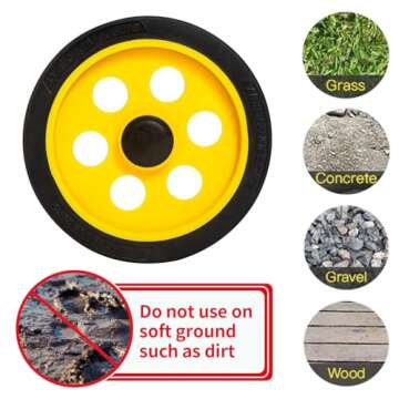 Zozen Measuring Wheel in Feet and Inches, Scalable Length 40in, 4-inch Measure Wheel, Walking Measurement Up To 10,000Ft | Mechanical | One Key to Reset, Include Carrying Bag.