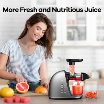 Cold Press Juicer: Easy Clean Slow Masticating Extractor