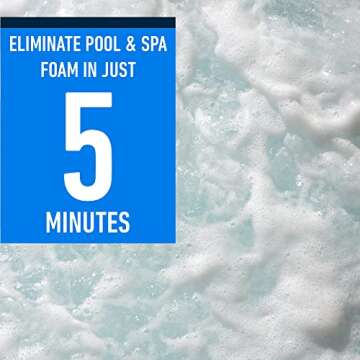 Essential Values Defoamer - Universal Hot Tub & Pool Foam Solution, Fast & Easy Without Residue