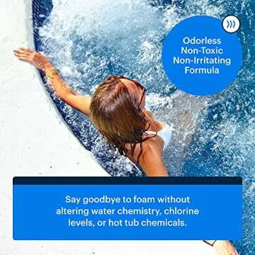 Essential Values Defoamer for Hot Tubs and Pools - Fast and Effective