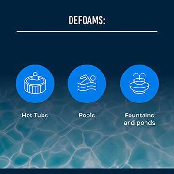 Essential Values Defoamer for Hot Tubs and Pools - Fast and Effective