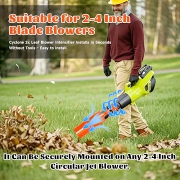 Cyclone 2X Leaf Blower Attachment for Ultimate Cleanup Efficiency