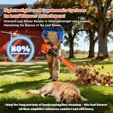 Cyclone 2X Leaf Blower Attachment for Ultimate Cleanup Efficiency
