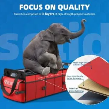 Upgraded Car Trunk Organizer for SUVs, Trucks & More