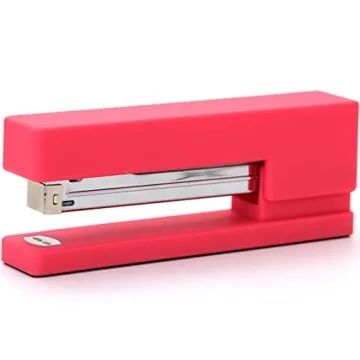 Stylish Jam-Free Pink Full Strip Stapler for All Needs