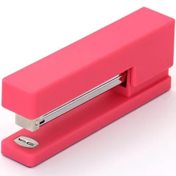 Stylish Jam-Free Pink Full Strip Stapler for All Needs