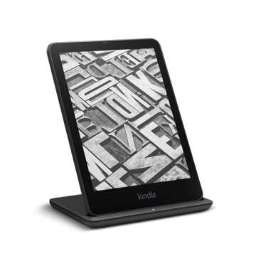 All New, Made for Amazon, Wireless Charging Dock for Kindle Paperwhite Signature Editions (2022 & 20...