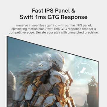 Pixio PX278 Wave White 27 inch 180Hz Refresh Rate FHD 1440p Resolution Fast IPS Panel 1ms GTG Response Time White Gaming Monitor with FreeSync