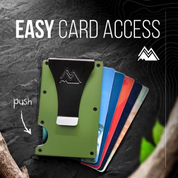 Mountain Voyage Slim RFID Wallet for Minimalists