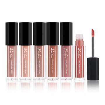 Rechoo Matte Liquid Lipstick Set, 6 Pcs Superstay Mate Ink Waterproof Lip Gloss Beauty Lips Makeup S...