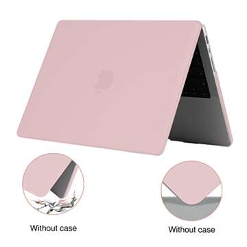 EooCoo Hard Case Clear Compatible with MacBook Pro 16 inch Case 2025 2024-2021 Release M4 M3 M2 M1 P...