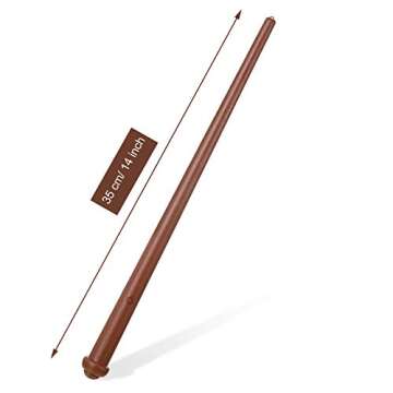 4 Pieces Light-Up Wand Magic Light and Sound Toy Wizard Wands, Illuminating Wand, Costume Accessory ...