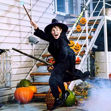 Enchanting 4-Piece Light-Up Wizard Wands for All Ages!