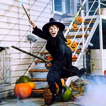 Enchanting 4-Piece Light-Up Wizard Wands for All Ages!