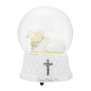 Jesus Loves Me Musical Snow Globe - DEMDACO