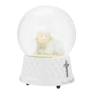 Jesus Loves Me Musical Snow Globe - DEMDACO