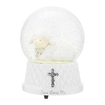 Jesus Loves Me Musical Snow Globe - DEMDACO