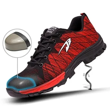 Stylish Work Safety Shoes Steel Toe Non-Slip Footwear for All