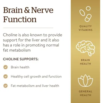 Solgar Choline 350mg - Brain Support Vegan Capsules