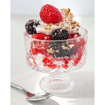 Godinger Glass Dublin Tasters Trifle, Custom, Clear, 16 Pc Set