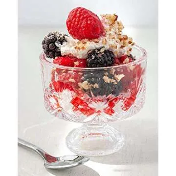 Godinger Glass Dublin Tasters Trifle, Custom, Clear, 16 Pc Set