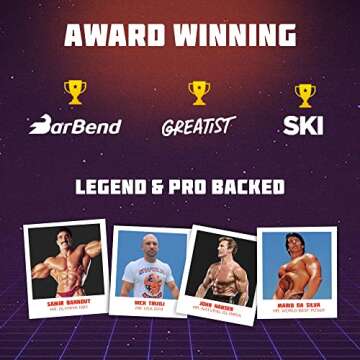 Vintage Build – Post Workout Recovery & Muscle Building Powder Drink for Muscular Strength & Growth - Reduces Soreness – Creatine Monohydrate, BCAAs, L-Glutamine – Fresh Berries Flavor – 377g