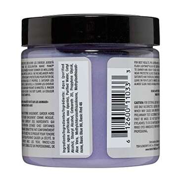 MANIC PANIC Virgin Snow Hair Toner - Classic High Voltage - Semi Permanent Blue Toner for Blonde, Bl...