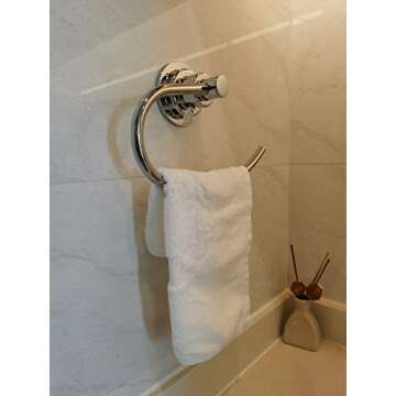 Modern JiePai Vacuum Suction Towel Holder for Bathroom