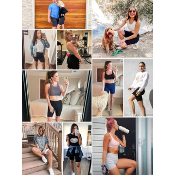 BALEAF Women's High Waist Workout Shorts with Pockets