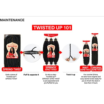 Outre Springy Afro Twist 24" - Lightweight & Versatile Hair