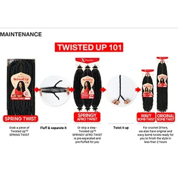 Outre Springy Afro Twist 24" - Lightweight & Versatile Hair