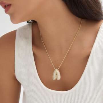 Flourisim FS bubble letter necklace gold for Women Dainty Charm chunky Zircon Balloon Initial Letter...