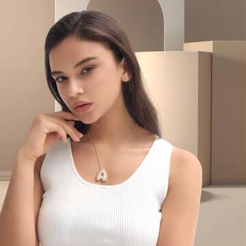 Flourisim FS bubble letter necklace gold for Women Dainty Charm chunky Zircon Balloon Initial Letter Chain Pendant Fashion Jewelry Personalized A Pendant Choker Necklace Present for Girlfriend