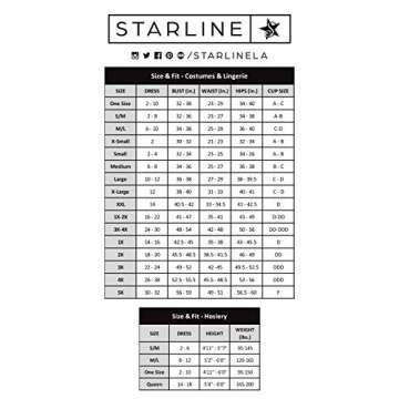 Starline womens Alluring Assasin Adult Sized Costume, Black/Red, Small US