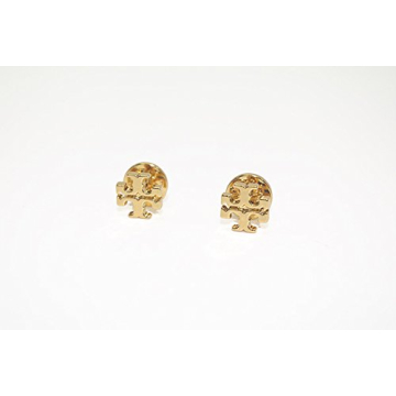 Tory Burch Gold Logo Stud Earrings for Women