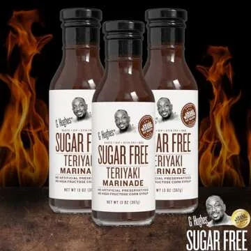 G Hughes Sugar Free, Teriyaki Marinade - Gluten Free Teriyaki Sauce, Sugar Free Teriyaki Sauces, Asi...