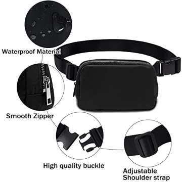 Versatile Belt Bag for Women and Men - Perfect for Travel and Everyday Use