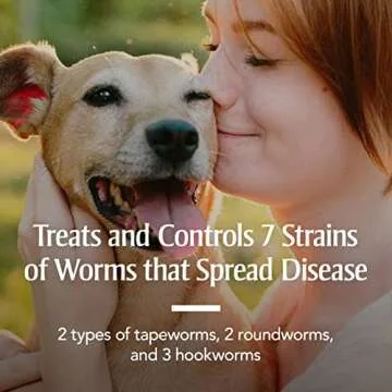 PetArmor 7 Way De-Wormer for Dogs - Chewable Worm Remedy for Puppies and Small Dogs (6-25 lbs)