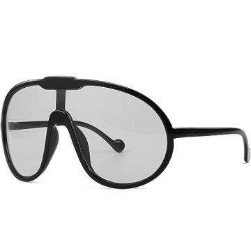 GFUIARA Trendy Oversized Sunglasses - Stylish Aviator Design with UV400 Protection